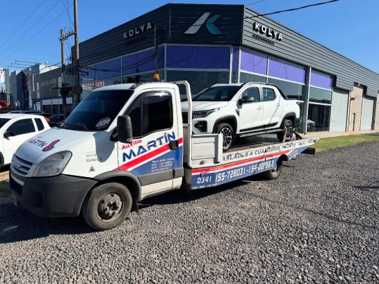 Rescate vehicular nocturno en Rosario